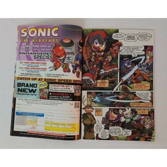 Sonic Universe Comic Book Issue #46, Chaotix Quest Part 1 of 4 Signed Issue - Picture 10 of 11
